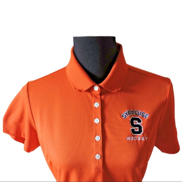 Nike Golf Tech Pique Polo Shirt Syracuse Hockey M - Picture 4 of 9